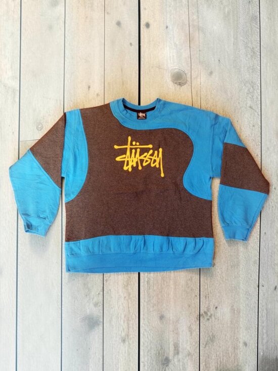 Stussy Other - Stussy vintage reworked embroidered unisex sweatshirt size L